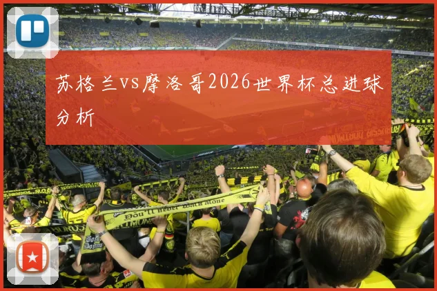苏格兰vs摩洛哥2026世界杯总进球分析